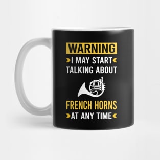 Warning French Horn Mug